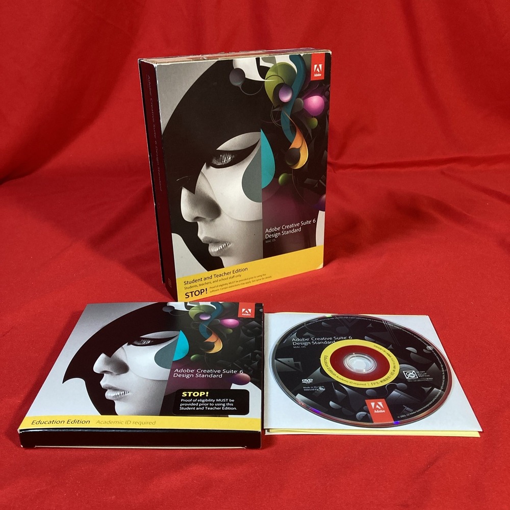 Adobe Creative Suite 6 Design Standard Education Edition / Mac OS  Intel 64 Bit